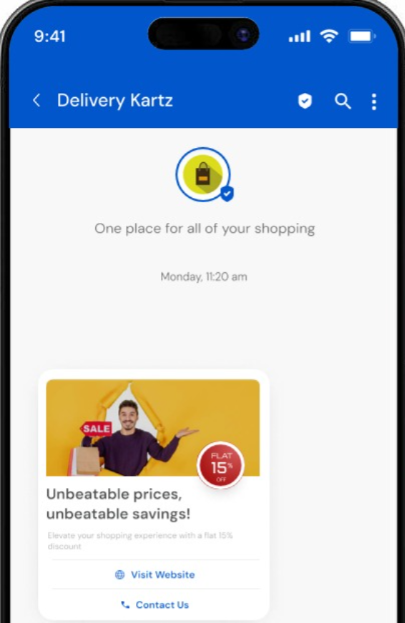 Rich Communication messages